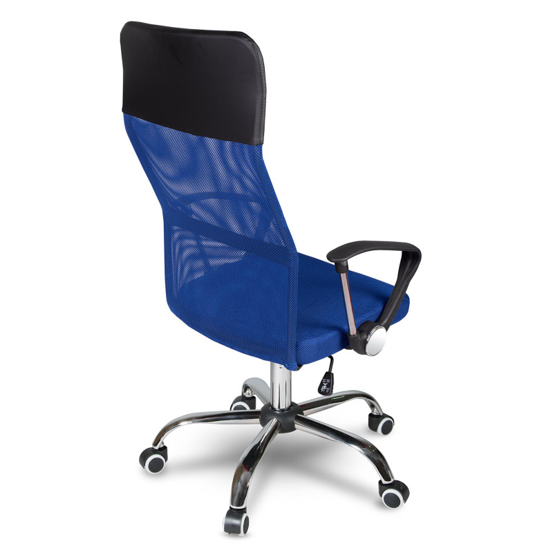 Sidney mėlynas mikrotinklo biuro fotelis