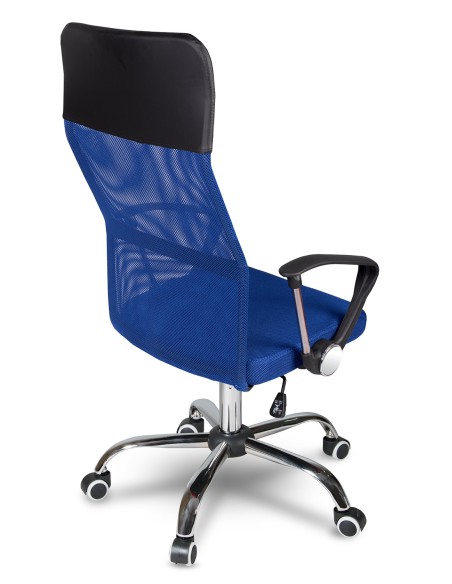 Sidney mėlynas mikrotinklo biuro fotelis Sidney mėlynas mikrotinklo biuro fotelis