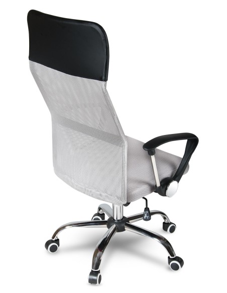 Biuro fotelis pagamintas iš mikrotinklo So fotelis Sydney šviesiai pilkas Biuro fotelis pagamintas iš mikrotinklo So fotelis Sydney šviesiai pilkas