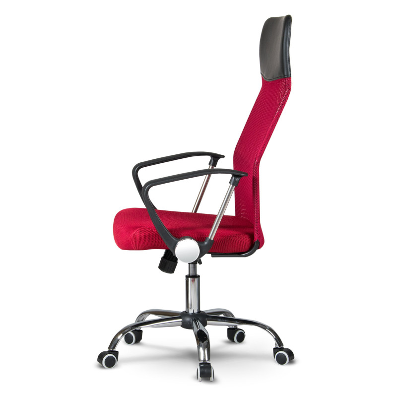 Sidney raudonas mikrotinklo biuro fotelis