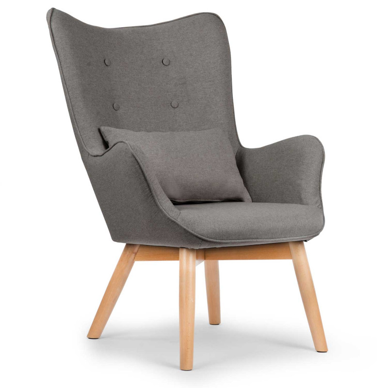 Sparnas fotelis su kėdute Sofotel Norse pilka