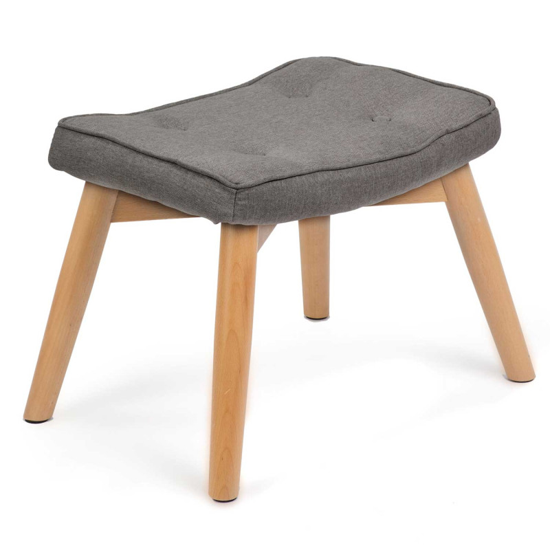 Sparnas fotelis su kėdute Sofotel Norse pilka