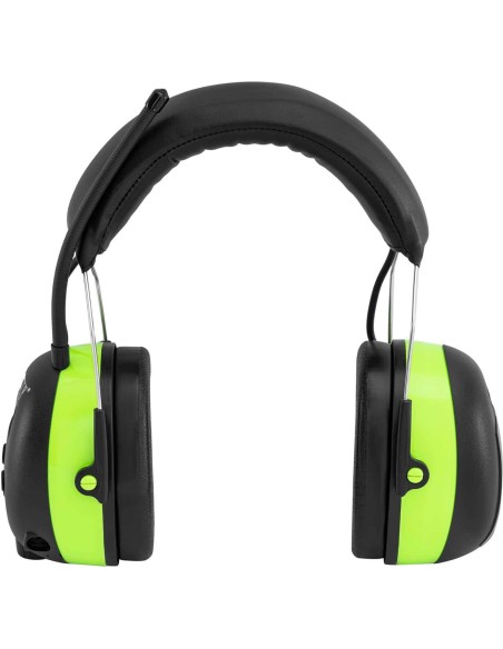 Ausinės, izoliuojančios garsą, aktyvūs apsauginiai trukdžiai su AUX MP3 Bluetooth radiju - žalia Ausinės, izoliuojančios garsą, aktyvūs apsauginiai trukdžiai su AUX MP3 Bluetooth radiju - žalia