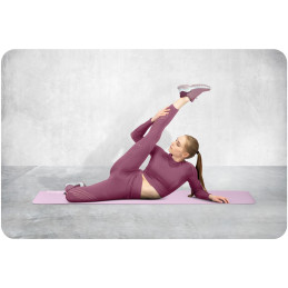 Mankštos kilimėlis 183 x 60 x 1 cm Neo-Sport - 192201 violetinė