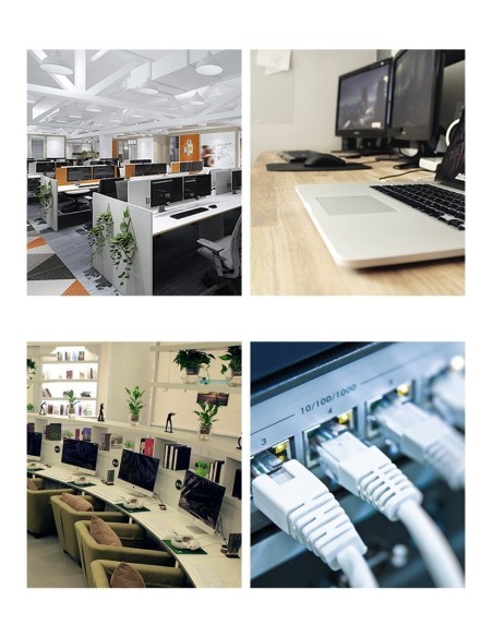 Patchcord kabelis Ethernet tinklo kabelis RJ45 Cat 8 T568B 2m Patchcord kabelis Ethernet tinklo kabelis RJ45 Cat 8 T568B 2m