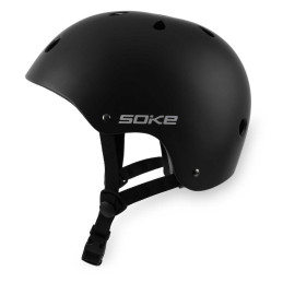 Soke K1 sportinis šalmas juodas S