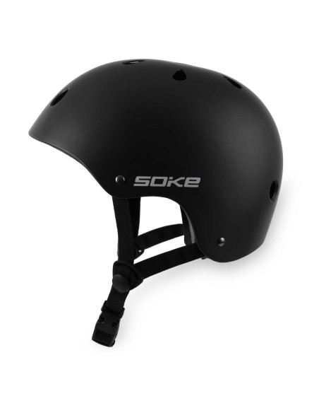 Sportinis šalmas Soke K1 juodas XS Sportinis šalmas Soke K1 juodas XS