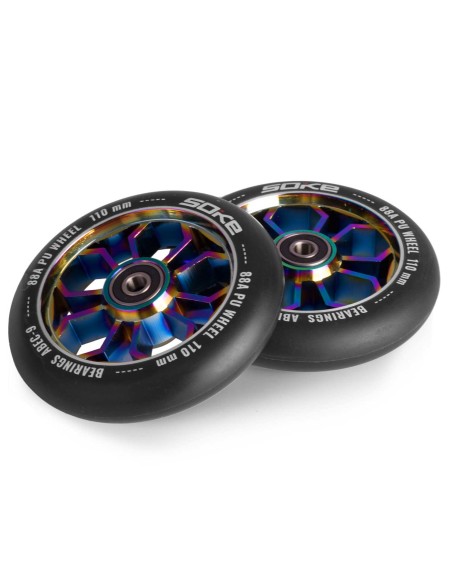 Motorolerio ratai 110 mm vaivorykštė 2 vnt. Motorolerio ratai 110 mm vaivorykštė 2 vnt.