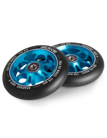 Motorolerio ratai 110 mm mėlyni 2 vnt. Motorolerio ratai 110 mm mėlyni 2 vnt.