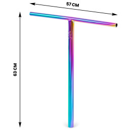 T-Bar Soke strypas neochrominiam 63 cm triukų paspirtukui