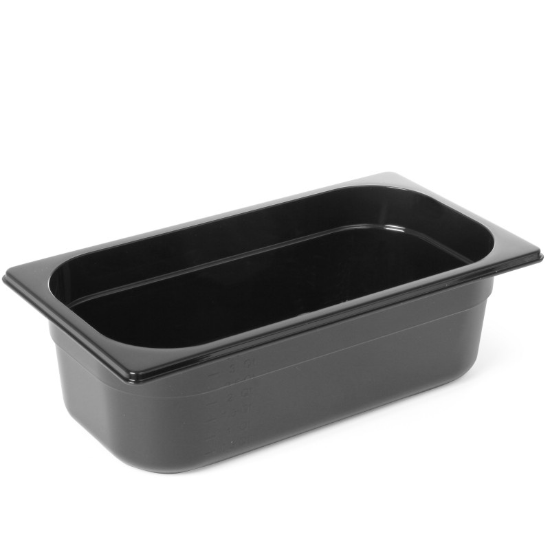 Juodo polikarbonato konteineris GN 1/4 h 100 mm - Hendi 862629 Juodo polikarbonato konteineris GN 1/4 h 100 mm - Hendi 862629