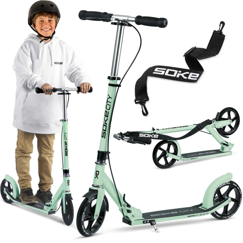 Soke City Green Scooter