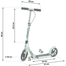 Soke City Green Scooter