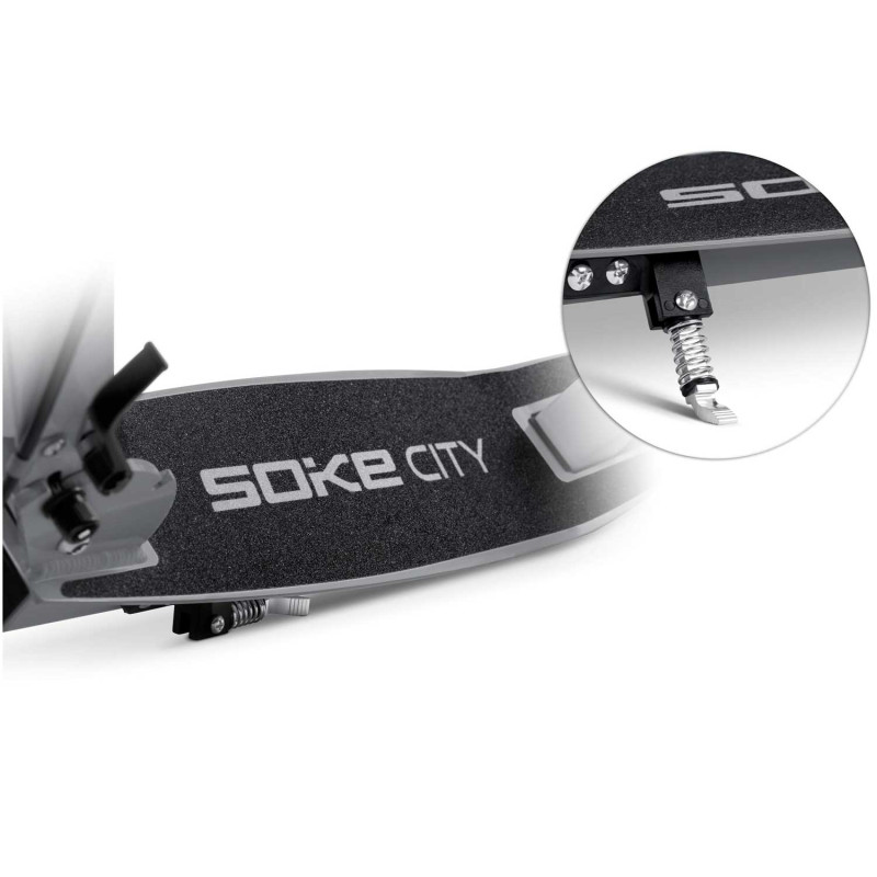 Soke City pilkas motoroleris