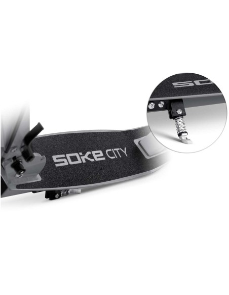 Soke City pilkas motoroleris Soke City pilkas motoroleris
