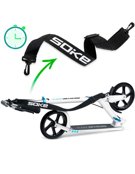 Motoroleris SOKE CITY baltas Motoroleris SOKE CITY baltas