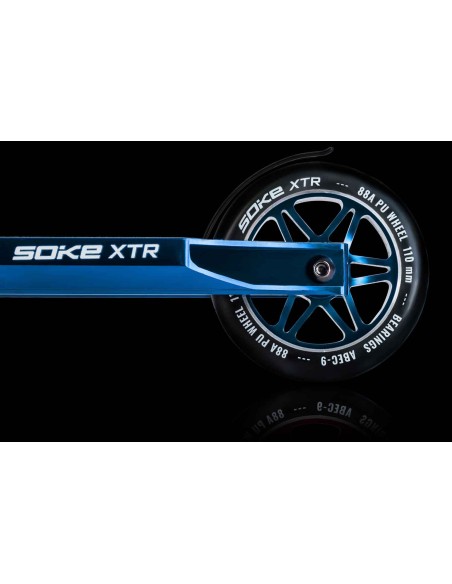 Motoroleris SOKE XTR mėlyna Raudona Motoroleris SOKE XTR mėlyna Raudona