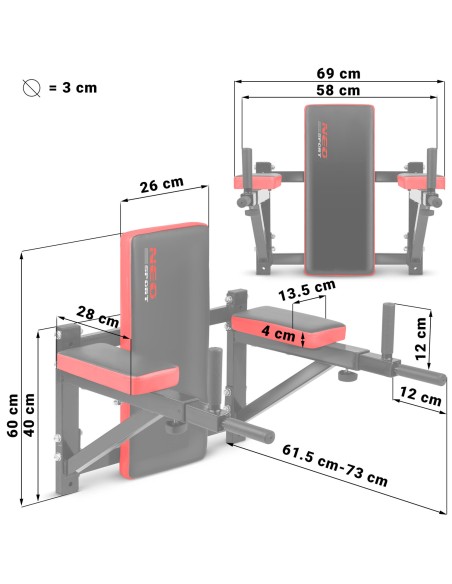 Sieninis panardinamasis strypas NS-320 Sieninis panardinamasis strypas NS-320