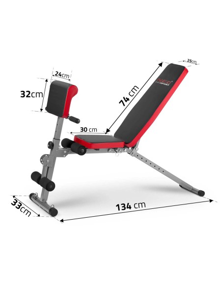 Suoliukas mankštai su Neo-Sport NS-213 pamokslininku Suoliukas mankštai su Neo-Sport NS-213 pamokslininku