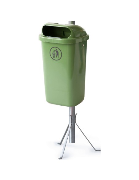 Gatvės šiukšliadėžė, miesto atliekų konteineris, montuojamas ant stulpo arba sienos, DIN 50L - žalias
 
Gatvės šiukšliadėžė, miesto atliekų konteineris, montuojamas ant stulpo arba sienos, DIN 50L - žalias