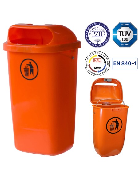 Gatvės šiukšliadėžė, miesto atliekų konteineris, montuojamas ant stulpo arba sienos, DIN 50L - oranžinė
 
Gatvės šiukšliadėžė, miesto atliekų konteineris, montuojamas ant stulpo arba sienos, DIN 50L - oranžinė