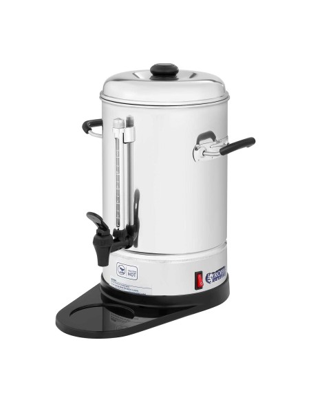 Nerūdijančio plieno perkoliatorius kavos arbatos virimo aparatas 1150W 6L
 
Nerūdijančio plieno perkoliatorius kavos arbatos virimo aparatas 1150W 6L