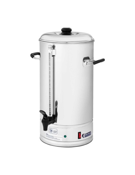 Nerūdijančio plieno perkoliatorius kavos arbatos virimo aparatas 1500W 15L
 
Nerūdijančio plieno perkoliatorius kavos arbatos virimo aparatas 1500W 15L
