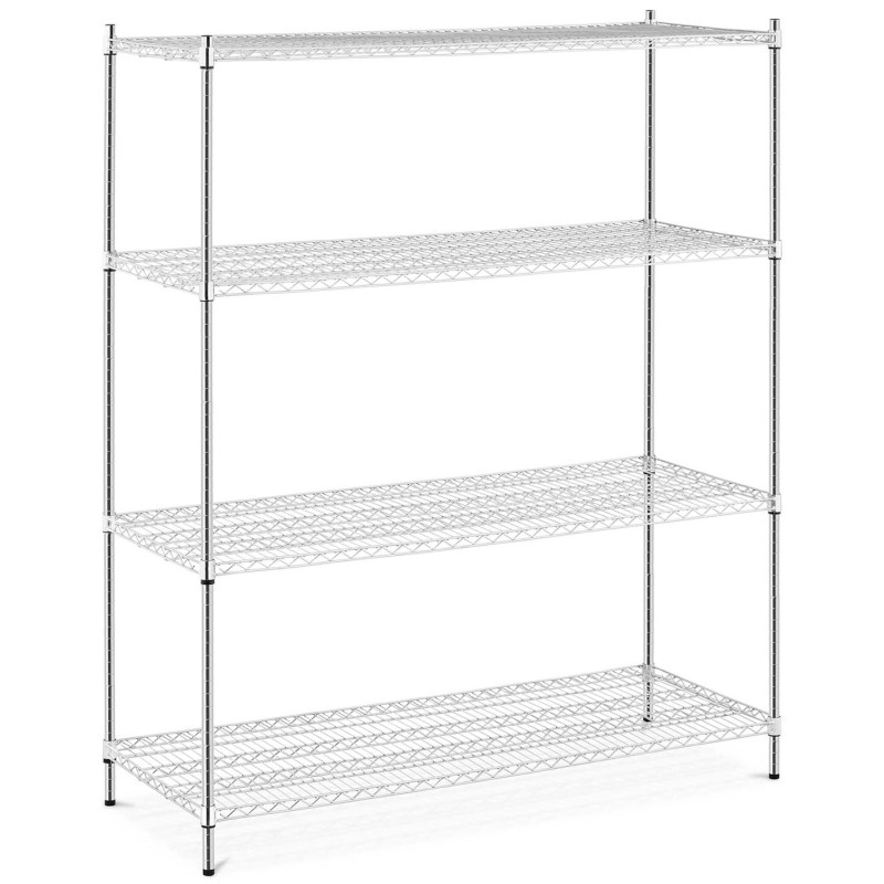 Metalinis sandėlio stelažas 4 vielinės lentynos iki 1 t 1000 kg 149x59x180 cm
