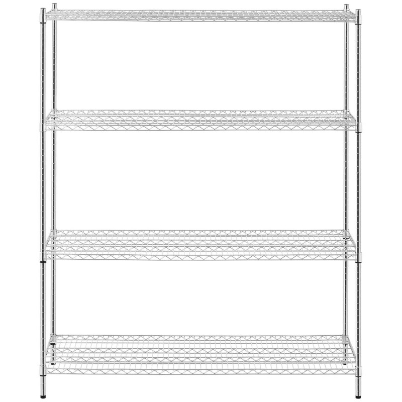 Metalinis sandėlio stelažas 4 vielinės lentynos iki 1 t 1000 kg 149x59x180 cm