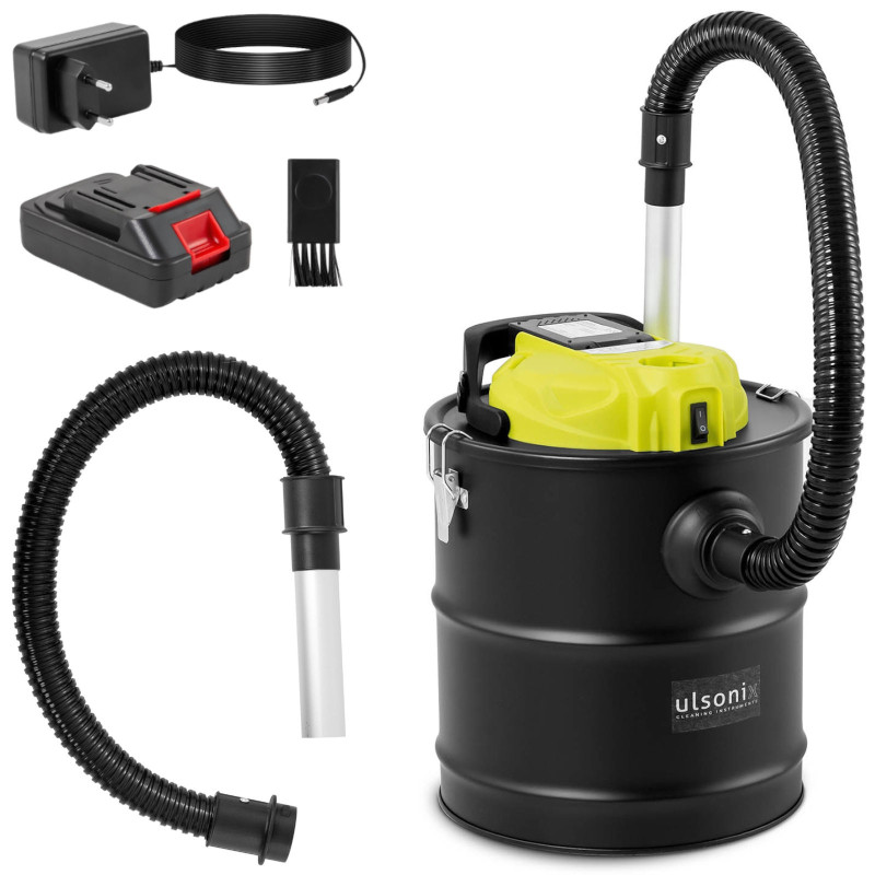 
Belaidis belaidis židinio pelenų siurblys su HEPA pūstuvu 120 W 20 l
