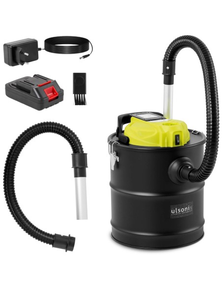 
Belaidis belaidis židinio pelenų siurblys su HEPA pūstuvu 120 W 20 l
