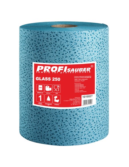 
Nedulkėta neaustinė stiklo optikos valymo šluostė GLASS 250
