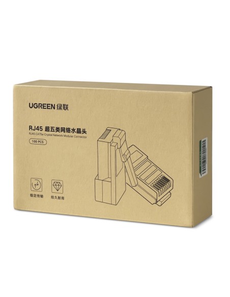 RJ45 8P8C UTP kat. vytos poros kištukas. 5 5e skaidrus 100 vnt.
 
RJ45 8P8C UTP kat. vytos poros kištukas. 5 5e skaidrus 100 vnt.