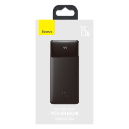 
Bipow maitinimo blokas su greitu įkrovimu 20000mAh 15W USB microUSB 25cm juodas
