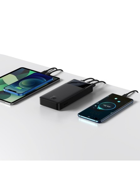 
Bipow maitinimo blokas su greitu įkrovimu 20000mAh 15W USB microUSB 25cm juodas
