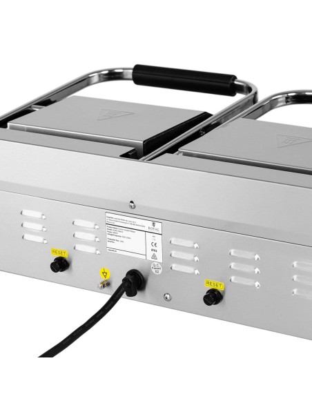 Lygios dvigubos elektrinės kontaktinės grotelės 48 x 23 cm 3600 W
 
Lygios dvigubos elektrinės kontaktinės grotelės 48 x 23 cm 3600 W