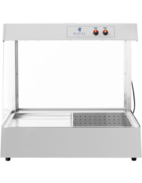 
Prancūziškų bulvyčių ir traškučių šildytuvas su laikikliu 7 kūgiams, 600 W
