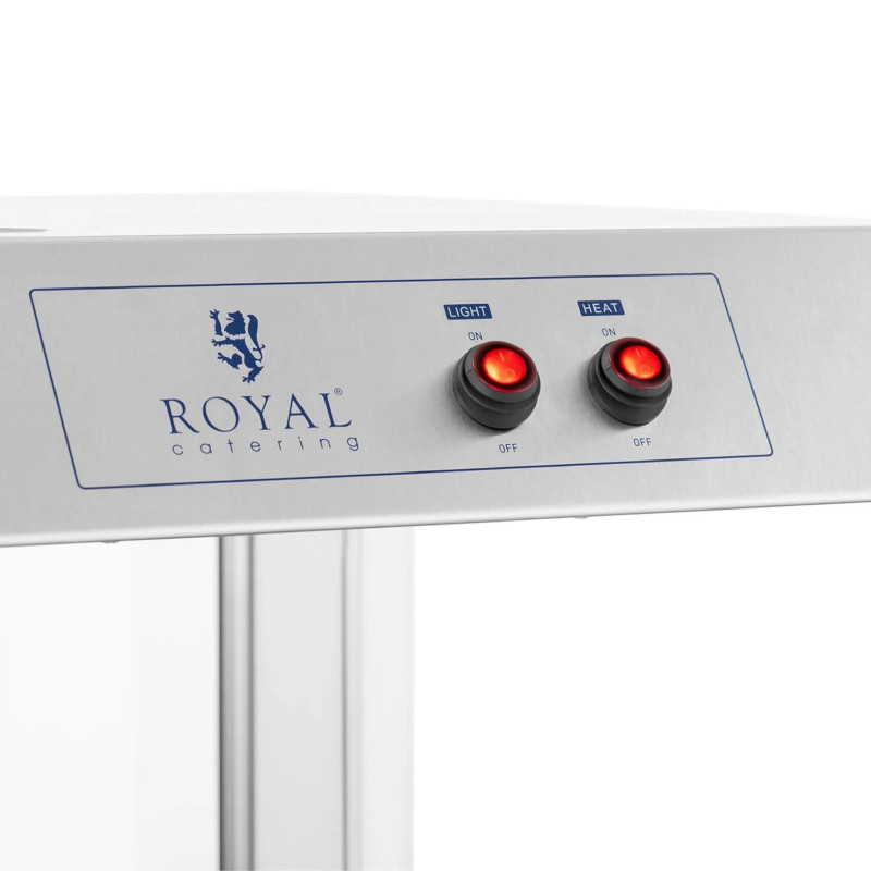 
Prancūziškų bulvyčių ir traškučių šildytuvas su laikikliu 7 kūgiams, 600 W
