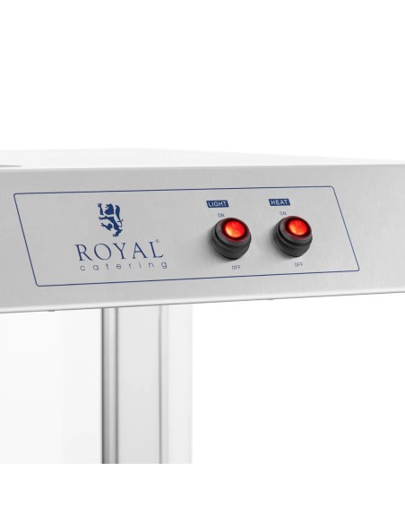 
Prancūziškų bulvyčių ir traškučių šildytuvas su laikikliu 7 kūgiams, 600 W
