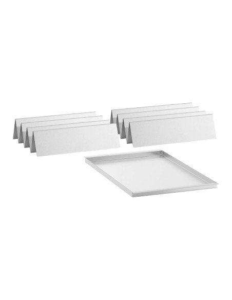 
Prancūziškų bulvyčių ir traškučių šildytuvas su laikikliu 7 kūgiams, 600 W
