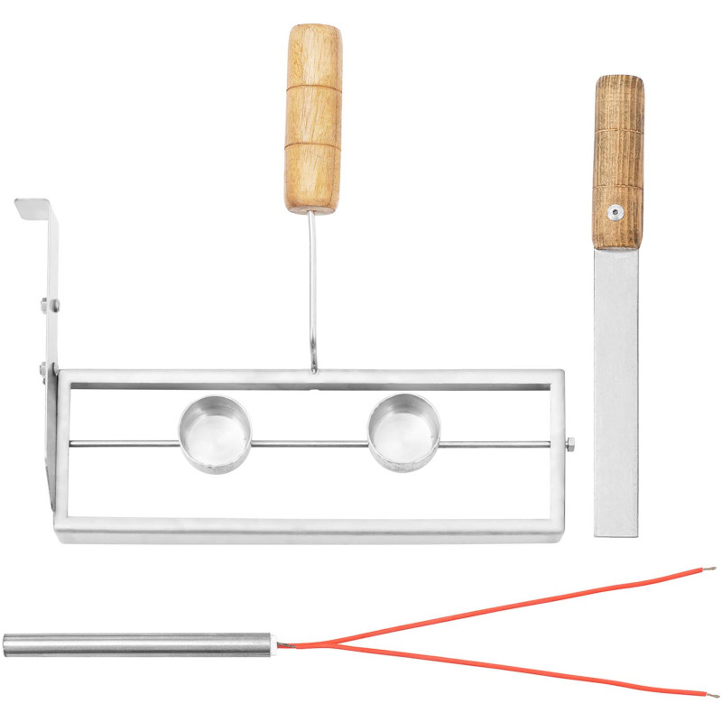
Vaflinė - aparatas vafliams ir ledų kugeliams kepti, 100-120 vaflių/ val. 74 x 124 mm
