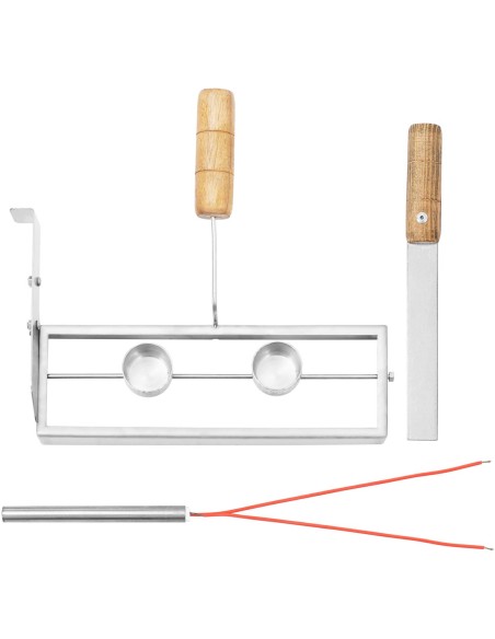
Vaflinė - aparatas vafliams ir ledų kugeliams kepti, 100-120 vaflių/ val. 74 x 124 mm
