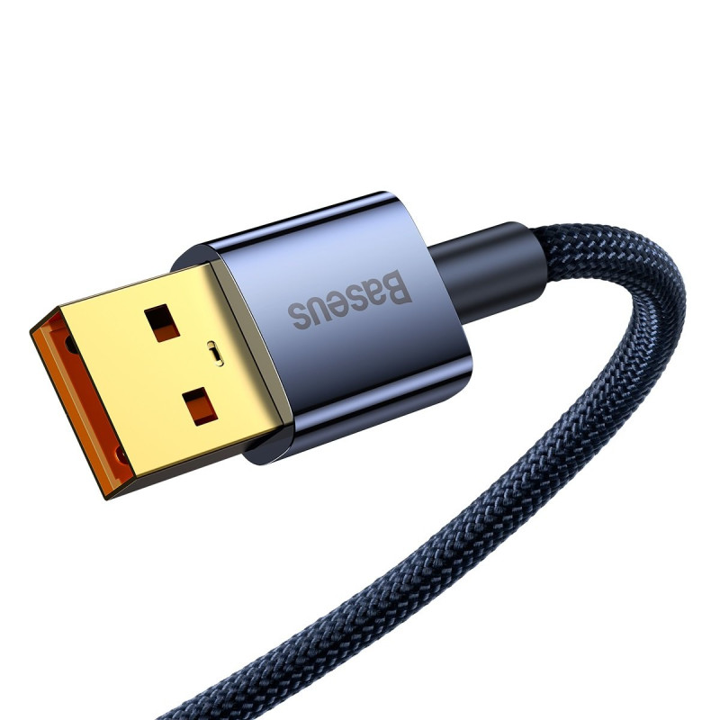 Explorer serijos laidas USB laidas USB-C 100W 1m mėlynas