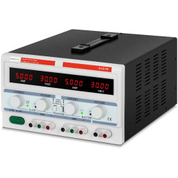 
Laboratorinio aptarnavimo maitinimas 3 kanalų 0-30 V 0-5 A DC
