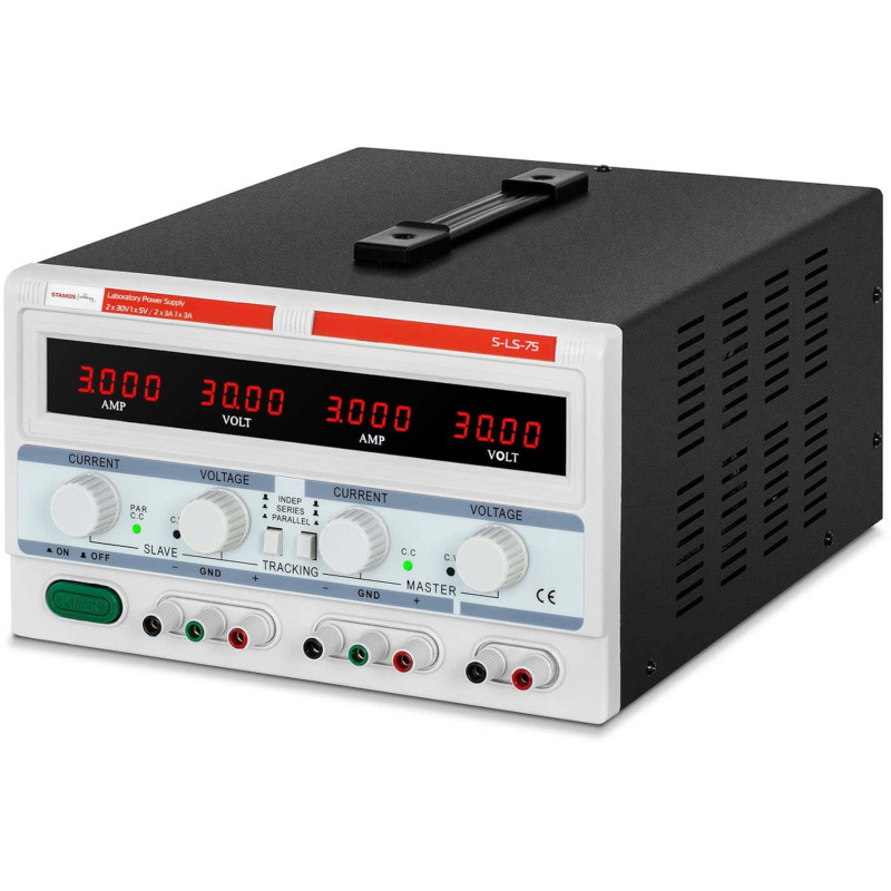 Laboratorinio aptarnavimo maitinimas 3 kanalų 0-30 V 0-3 A DC