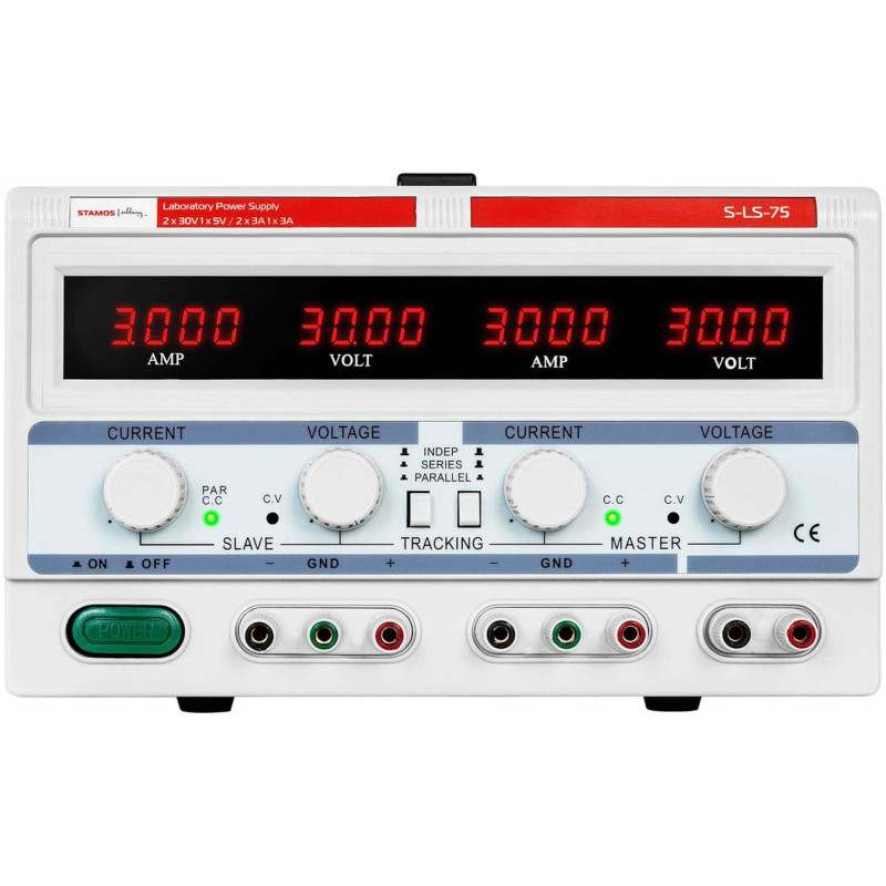 Laboratorinio aptarnavimo maitinimas 3 kanalų 0-30 V 0-3 A DC