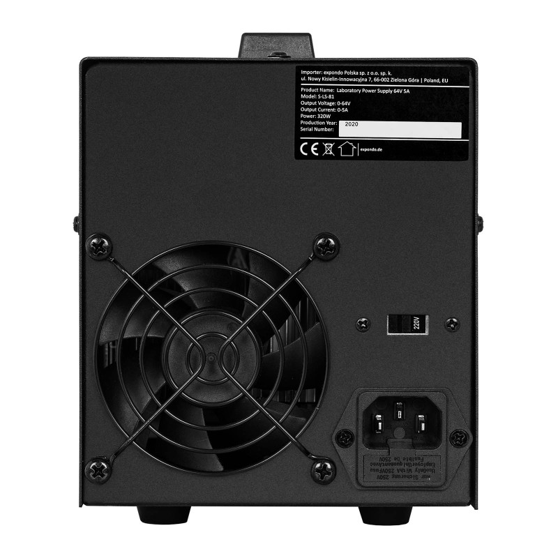 Laboratorinio aptarnavimo maitinimas 0-64 V 0-5 A 320 W