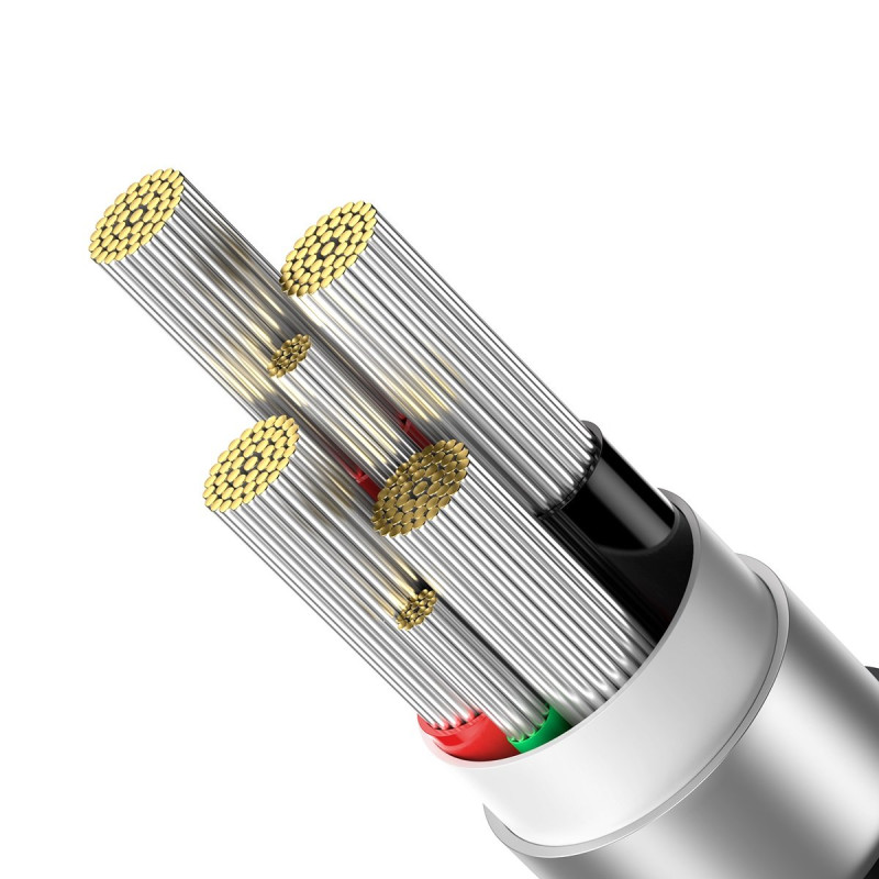 Explorer serijos laidas USB laidas USB-C 100W 1m mėlynas