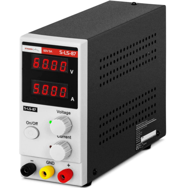 Laboratorinio aptarnavimo maitinimas 0-60 V 0-5 A 300 W