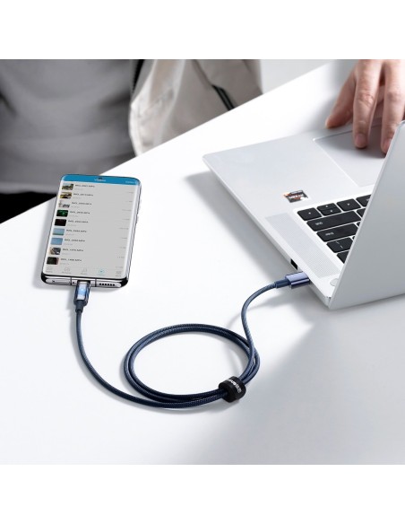 Explorer serijos laidas USB laidas USB-C 100W 1m mėlynas Explorer serijos laidas USB laidas USB-C 100W 1m mėlynas